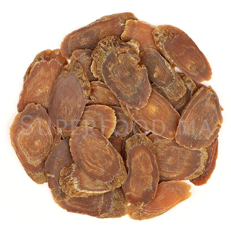 Panax Ginseng Rouge tranches coupées جنسنج أحمر
