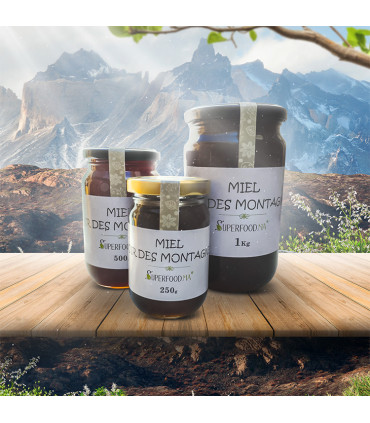 Miel noir des montagnes au Maroc العسل الأسود الجبلي