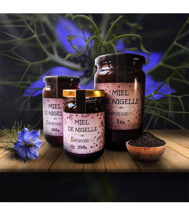 Miel de Nigelle au Maroc  عسل السانوج