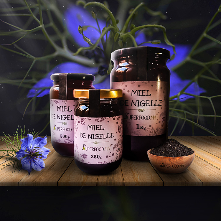 Miel de Nigelle au Maroc  عسل السانوج