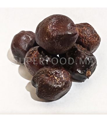 FRUIT DU PALMIER NAIN DU MAROC, GHAZ, DOUM حب أغاز. ثمار غاز الدوم