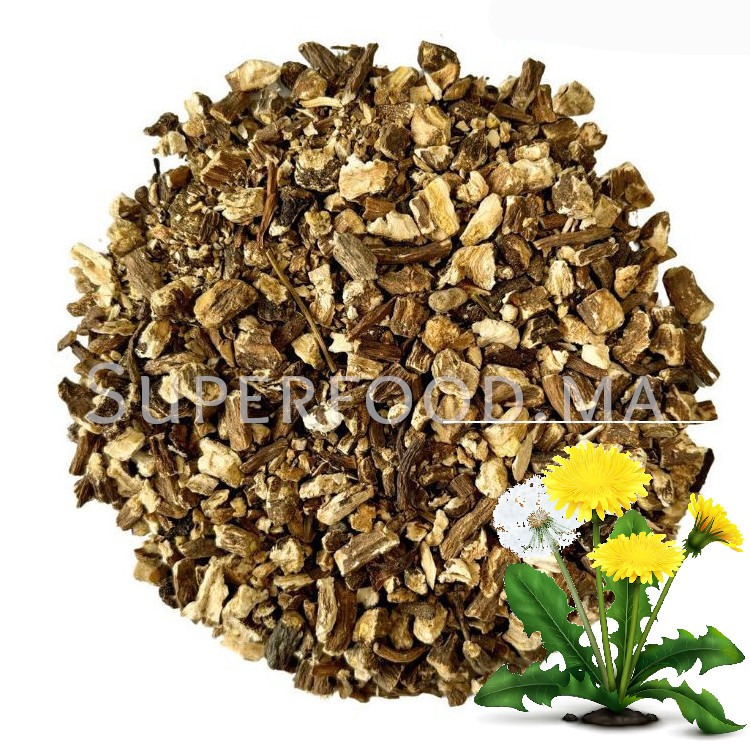 Racines de Pissenlit séchées 100 % naturelle عشبة الكبد الهندباء البرية