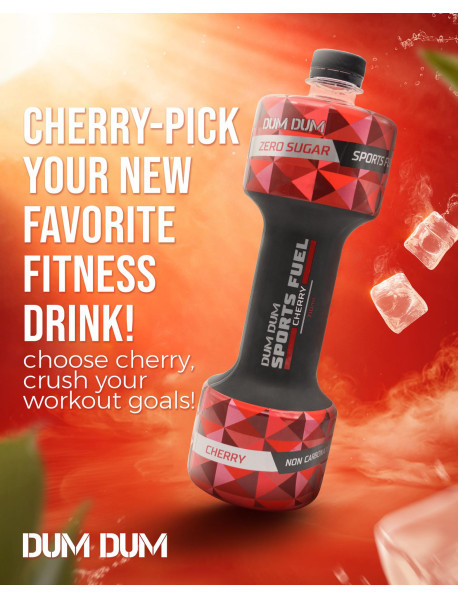 Dum Dum Fuel Sport Cerise 710ml Boisson Isotonique Sans Sucre au Maroc