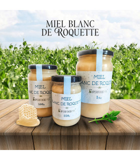 Miel Blanc de Roquette au Maroc العسل الأبيض - الجرجير
