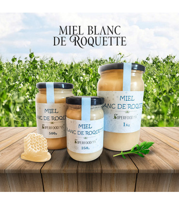 Miel Blanc de Roquette au Maroc العسل الأبيض - الجرجير