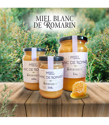 Miel Blanc de Romarin au Maroc العسل الأبيض - إكليل الجبل