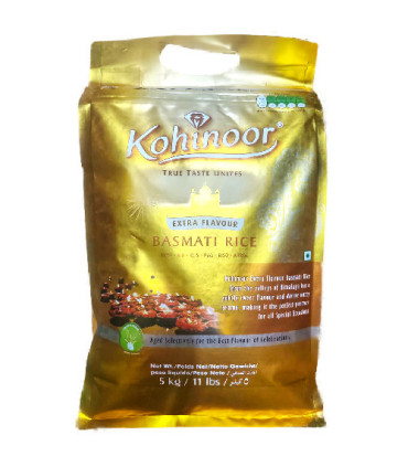 Riz Basmati Kohinoor 5Kg au Maroc أرز بسمتي كوهينور