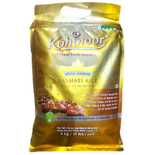 Riz Basmati Kohinoor 5Kg au Maroc أرز بسمتي كوهينور