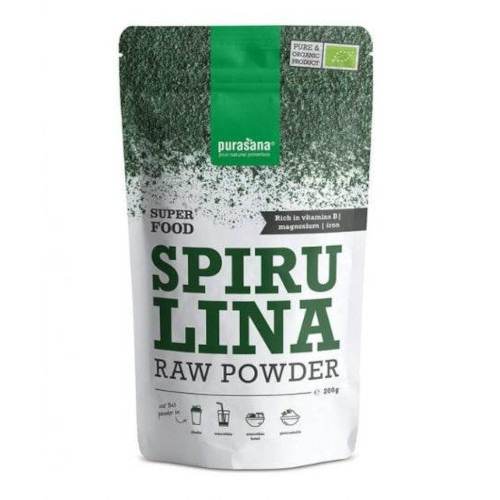 Spiruline Bio en poudre Purasana 200g  سبيرولينا