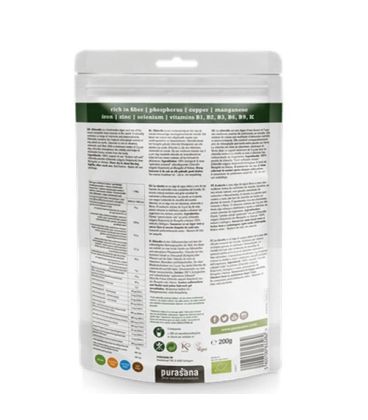 Poudre de Chlorella Bio Purasana 200 g  مسحوق كلوريلا العضوي
