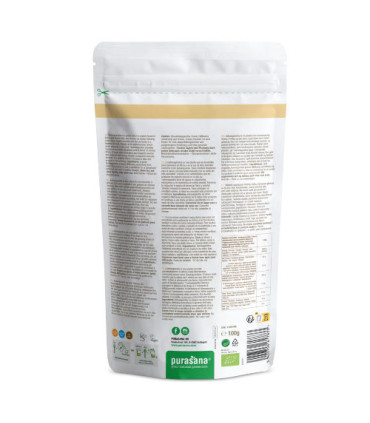 Poudre d’Ashwagandha Bio Purasana 100 g  مسحوق أشواغاندا العضوي بوراسانا