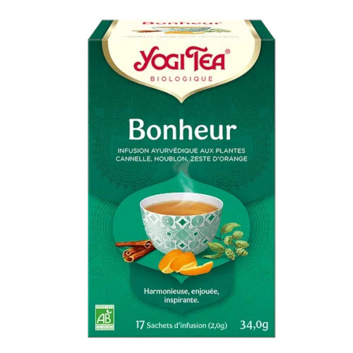 Infusion Bonheur Yogi Tea Bio  شاي الأعشاب  السعادة