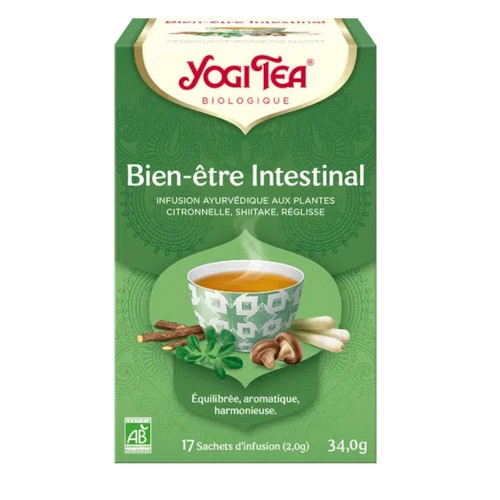 Infusion  Bien-être Intestinal  Yogi Tea Bio شاي الأعشاب « راحة الأمعاء