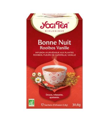 Infusion « Bonne Nuit – Rooibos Vanille » – Yogi Tea Bio / شاي « ليلة سعيدة – روويبوس فانيلا
