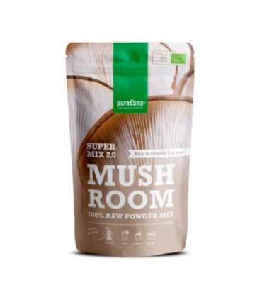 PURASANA Poudre de Champignons Bio 250g مسحوق الفطر بوراسانا