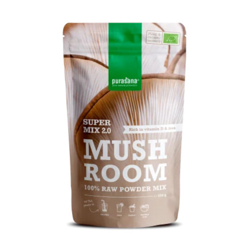 PURASANA Poudre de Champignons Bio 250g مسحوق الفطر بوراسانا