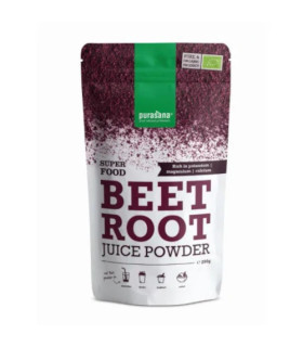 PURASANA Poudre de jus Betteraves Bio 200g  مسحوق الشمندر العضوي بوراسانا