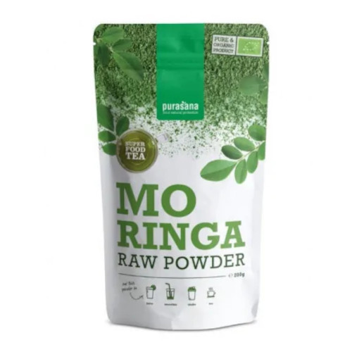 PURASANA Poudre de Moringa Bio 200g  مسحوق المورينغا العضوي بوراسانا