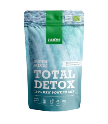 PURASANA Total Detox Mix 2.0 Bio 250g  خليط الديتوكس الشامل عضوي بوراسانا