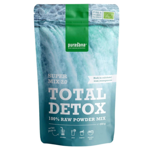 PURASANA Total Detox Mix 2.0 Bio 250g  خليط الديتوكس الشامل عضوي بوراسانا