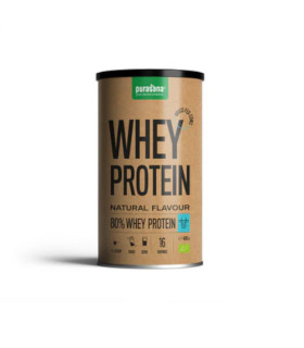 PURASANA Protéine Whey 80% Bio 400g  بروتين مصل اللبن العضوي 80% من بوراسانا