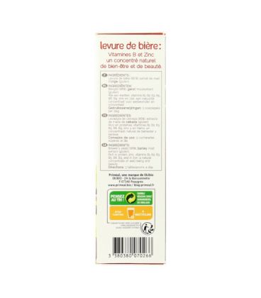 Priméal Levure de Bière Maltée en Paillettes 175 g خميرة البيرة المجففة في رقائق