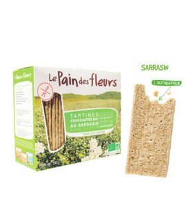 Le Pain des Fleurs Tartine Bio Sarrasin 150g  شرائح عضوي بالحنطة السوداء