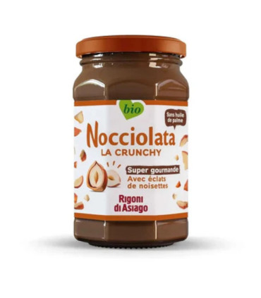 Nocciolata Pâte à Tartiner Noisette Crunchy 250G Bio نوتيولاتا كريمية بالبندق مقرمشة عضوي