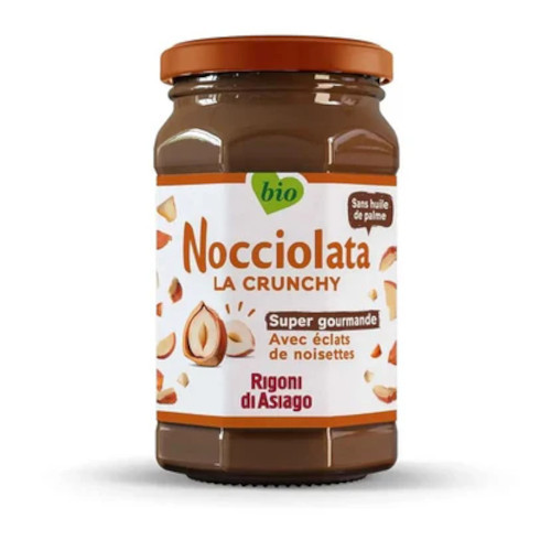 Nocciolata Pâte à Tartiner Noisette Crunchy 250G Bio نوتيولاتا كريمية بالبندق مقرمشة عضوي