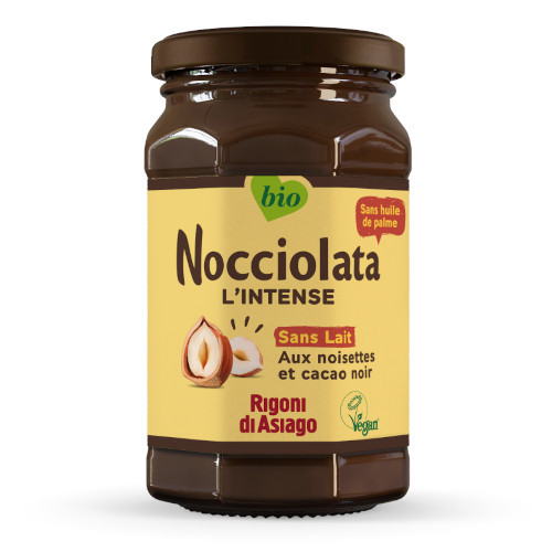 Nocciolata Pâte à Tartiner Noisette L’Intense Sans Lactose 250G Bio كريمية بالبندق المكثف خالية من اللاكتوز عضوي
