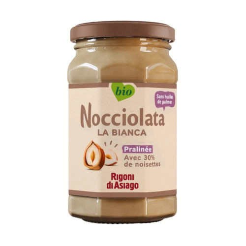 Nocciolata Pâte à Tartiner Noisette Bianca 250G Bio  نوتيولاتا كريمية بالبندق البيضاء عضوي