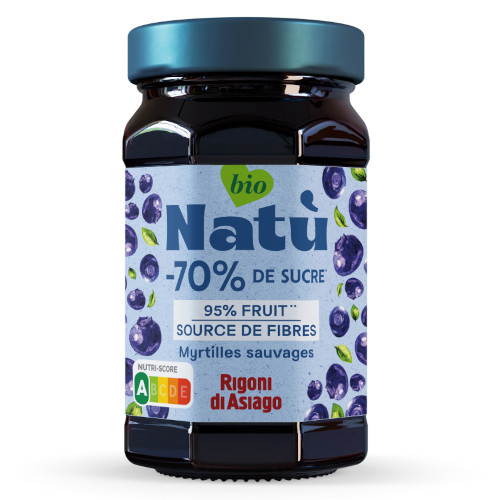 NATU Préparation 100% Fruits Myrtille Bio 240G  ناتو تحضير 100٪ فواكه بالتوت الأزرق