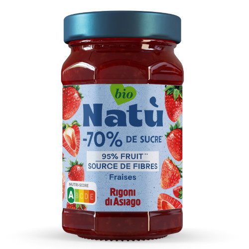 NATU PRÉPARATION 100% FRUITS FRAISE Bio 240G  تحضير بالفراولة 100% فواكه