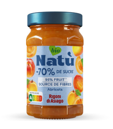 NATU PRÉPARATION 100% FRUITS ABRICOT 240G  تحضير بالمشمش 100% فواكه