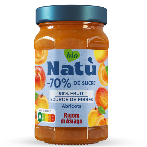 NATU PRÉPARATION 100% FRUITS ABRICOT 240G  تحضير بالمشمش 100% فواكه