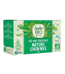 Jardin bio Thé Vert Nature Doux 40 g  : جاردن بيو شاي أخضر ناعم
