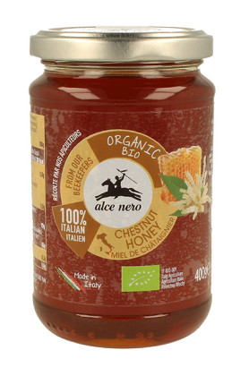 Alce Nero Miel de Châtaignier 400 g : العسل العضوي من الكستناء