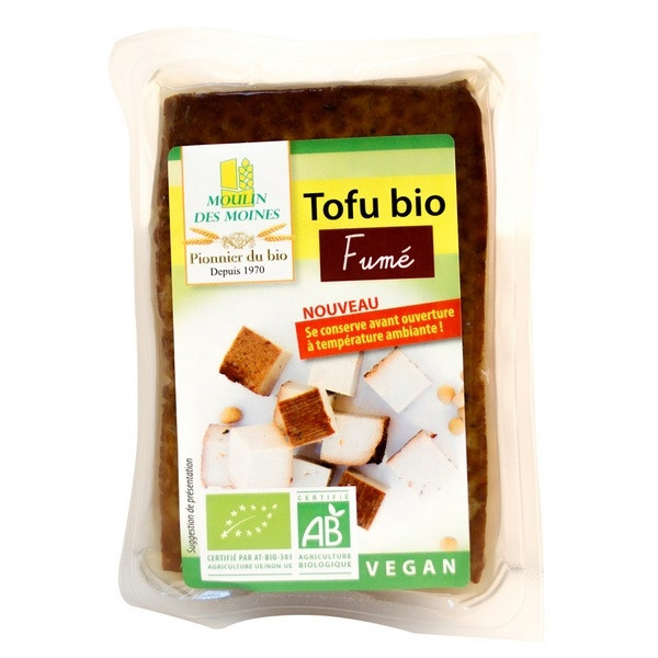 Moulin Des Moines Tofu Fumé Bio 200 g إم دي إم توفو مدخن