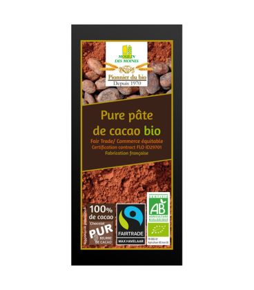 MDM Pure Pâte de Cacao sans Sucre 100 g:
