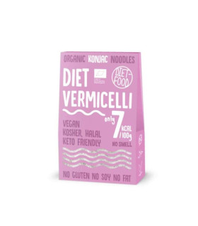 DIET FOOD Konjac Vermicelles sans gluten 300 g نودلز خالية من الغلوتين