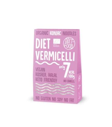 DIET FOOD Konjac Vermicelles sans gluten 300 g نودلز خالية من الغلوتين