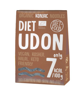 DIET FOOD Konjac Nouilles Udon sans gluten 300 g نودلز أودون خالية من الغلوتين