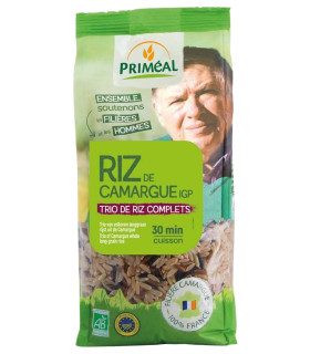 Primeal Trio de riz de Camargue longs complets 500 g ثلاثي أرز كامارج حبة طويلة كامل
