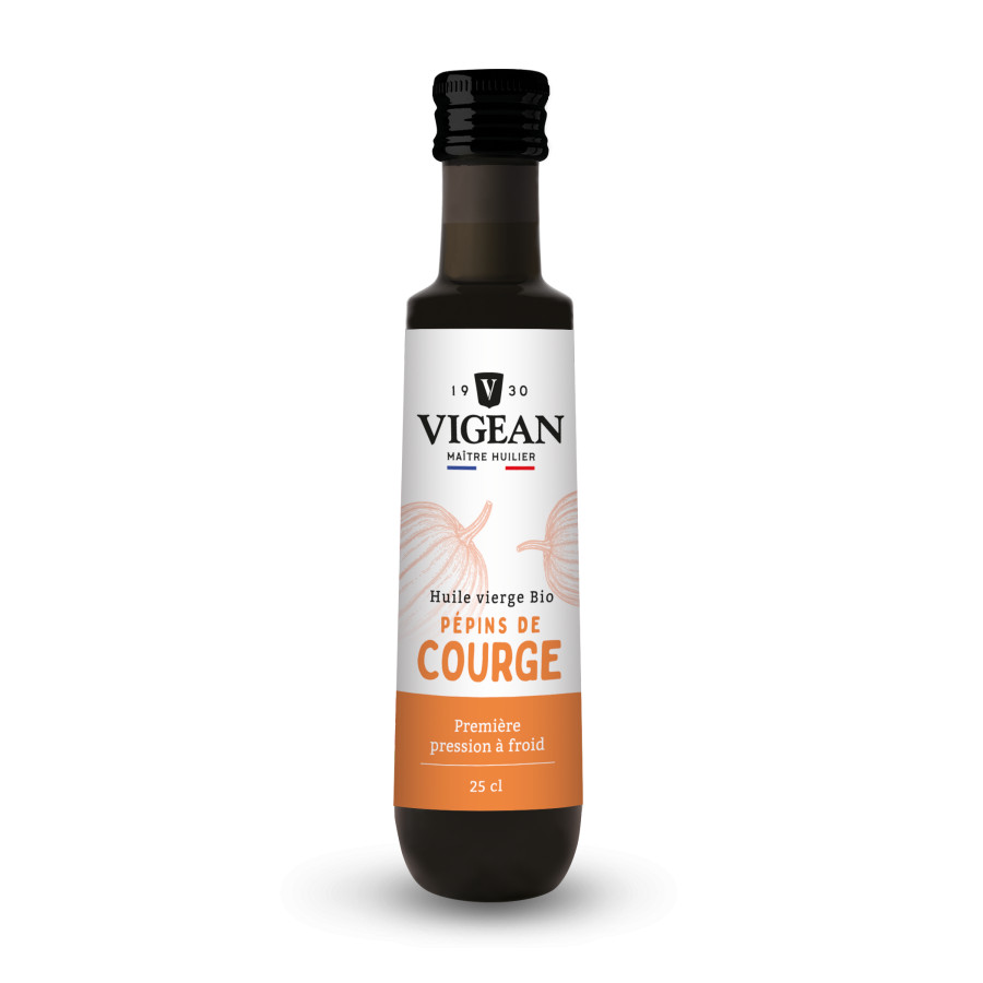 Vigean Huile de Pépins de Courge vierge bio 250 ml زيت بذور اليقطين البكر