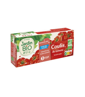 Jardin Bio Coulis de tomates bio 3 × 200 g كوليس الطماطم