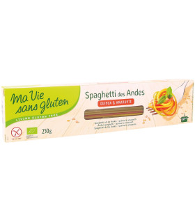 Ma Vie Sans Gluten Spaghettis des Andes 3 couleurs 250 g  (sans gluten)