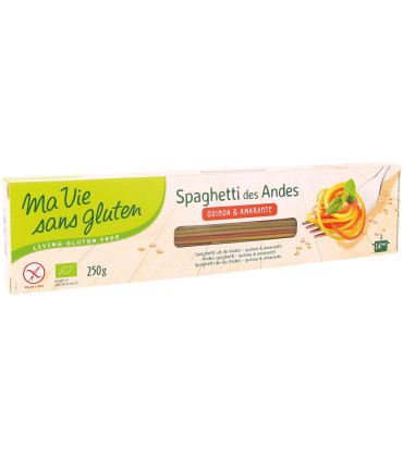 Ma Vie Sans Gluten Spaghettis des Andes 3 couleurs 250 g  (sans gluten)