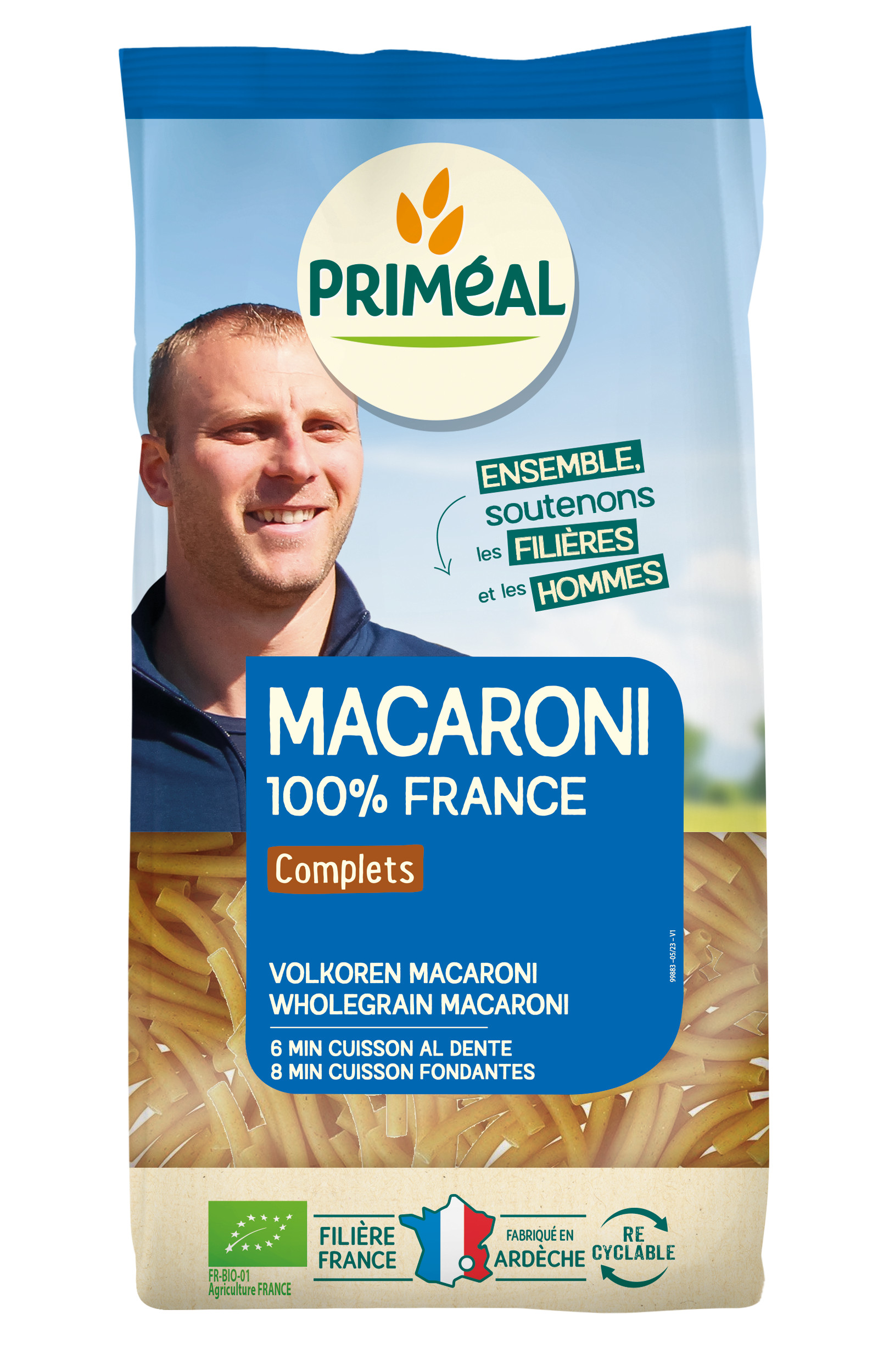 Priméal Macaroni Complets 500 g