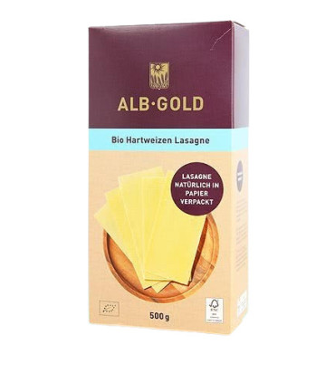 Alb Gold Lasagnes Semoule de Blé Dur 500 g لازانيا سميد قمح صلب