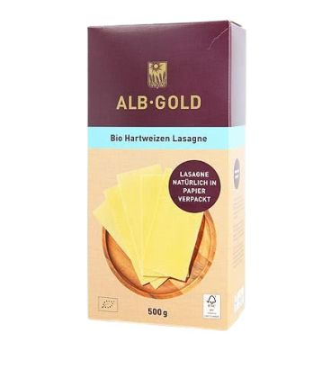 Alb Gold Lasagnes Semoule de Blé Dur 500 g لازانيا سميد قمح صلب